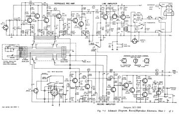Ampex AG 300 schematic circuit diagram